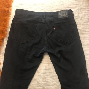 Levi’s 511 34 x 30 black denim jeans